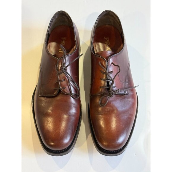 PRADA Brown Vintage Derby Dress Shoes (2EB168) - Picture 1 of 5